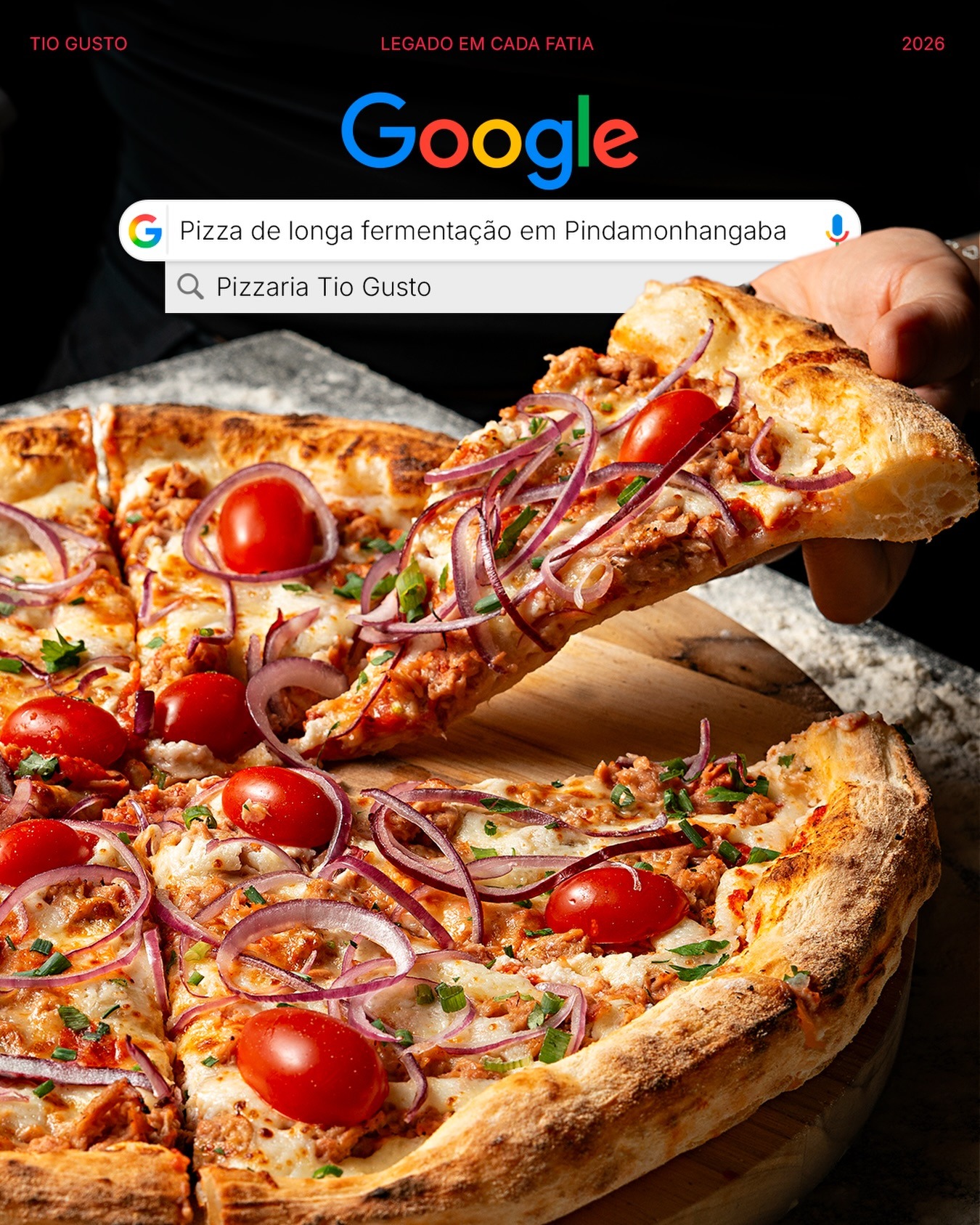 Pizza artesanal Tio Gusto
